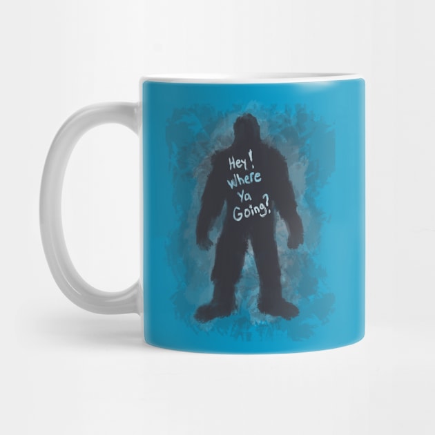 Curious Bigfoot by Jldigitalcreations